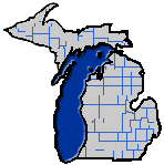Map fo the State of Michigan